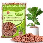 Natural Clay Pebbles for Hydroponics - 15oz Bag