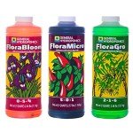 General Hydroponics Flora Grow, Bloom & Micro Combo