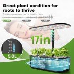 Ahopegarden Indoor Hydroponic Herb Garden Kit