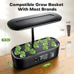 Ahopegarden Indoor Hydroponic Herb Garden Kit