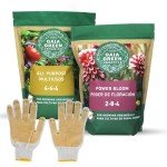 Gaia Green Organic Fertilizer Set with Gardening Gloves