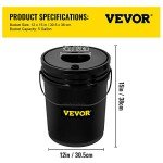 VEVOR 5-Gallon DWC Hydroponic System with Pump