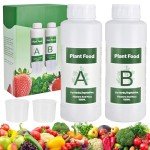 Tigvio Hydroponic Nutrients A&B - 1000ml Set