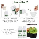 Tigvio Hydroponic Nutrients A&B - 1000ml Set