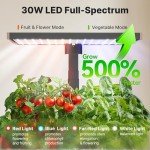 SUNCOZE Indoor Hydroponics System with Grow Light