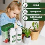Tigvio Hydroponic Nutrients A&B - 1000ml Set