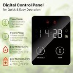 SUNCOZE Indoor Hydroponics System with Grow Light