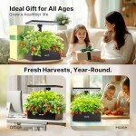 SUNCOZE Indoor Hydroponics System with Grow Light