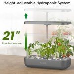 LYKOCLEAN 12-Pod Hydroponic Indoor Herb Garden