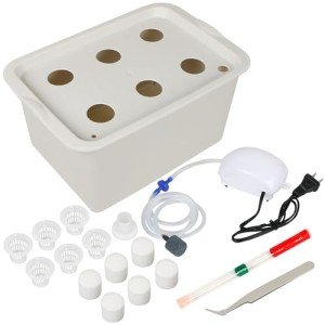 Aunifun DIY Hydroponic Grower Kit with Air Pump