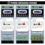 Indoor Hydroponic Growing System with LED Light