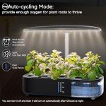 Indoor Hydroponic Growing System with LED Light