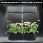 Indoor Hydroponic Growing System with LED Light