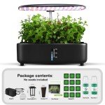 Indoor Hydroponic Growing System with LED Light