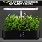 Indoor Hydroponic Growing System with LED Light
