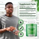 Moringa Powder Capsules - 800mg Nutrient-Rich Superfood