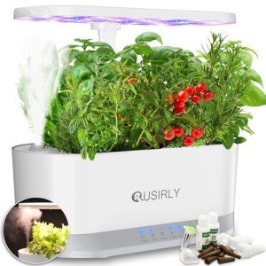 Indoor Hydroponic Herb Garden Kit with Light