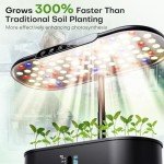 12-Pod Hydroponic Garden Kit – Black