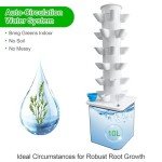 30-Plant Vertical Hydroponic Garden System