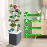 30-Plant Vertical Hydroponic Garden System