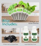 Indoor Hydroponic Herb Garden Kit with Light