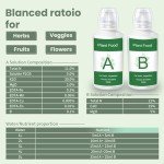 Homeleafy Hydroponics Nutrients A & B Plant Food
