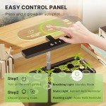 12-Pod Hydroponic Growing System with LED Light