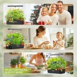 12-Pod Hydroponic Growing System with LED Light