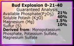 Bud Explosion PK Bloom Booster for Hydroponics
