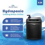 Active Aqua Hydroponics Water Chiller, 1/4 HP
