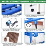 LAPOND Premium Hydroponic Growing Kit – 108 Holes