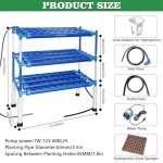 LAPOND Premium Hydroponic Growing Kit – 108 Holes