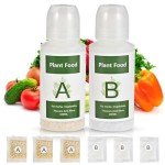 Tigvio Hydroponic Nutrients A&B for Indoor Gardening