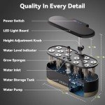 10-Pod Hydroponic Growing System with LED Light