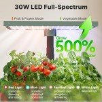 SUNCOZE Indoor Hydroponic Garden Kit with 20 Pods