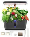 Indoor Hydroponic Garden Kit with LED Grow Light