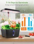 Indoor Hydroponic Garden Kit with LED Grow Light