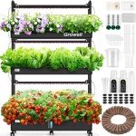 Indoor Hydroponic Garden Kit with LED Grow Light