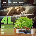 SUNCOZE Indoor Hydroponics System with 12 Pods