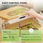 SUNCOZE Indoor Hydroponics System with 12 Pods