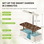 SUNCOZE Indoor Hydroponics System with 12 Pods