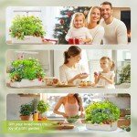 SUNCOZE Indoor Hydroponics System with 12 Pods