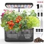 Indoor Hydroponic Garden Kit with LED Light