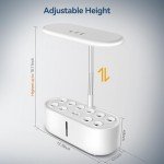 Indoor Hydroponic Garden with Grow Light, 10 Pods