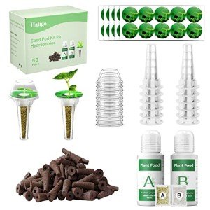 Haligo 128-Piece Hydroponic Seed Pod Kit