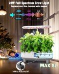 Indoor Hydroponic Gardening System with LED Light