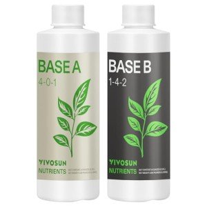 VIVOSUN Hydroponic Plant Nutrients Bundle A & B