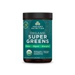 Organic Super Greens Powder with Probiotics – 25 Servings