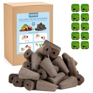 50 Pack Hydroponic Seed Starter Pods with Labels