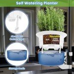 Indoor Hydroponics Tower Kit with LED Grow Light
